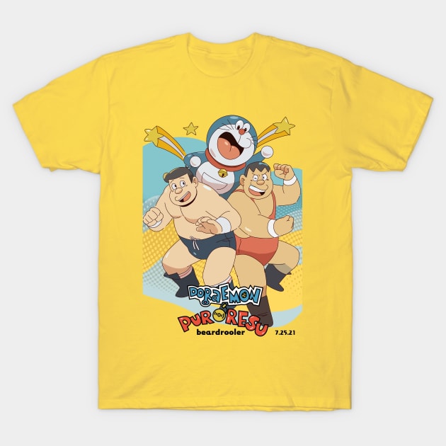 Doraemon T-Shirt by beardrooler